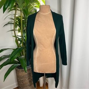 FOREVER21 | Emerald Green Midi Cardigan | Size: M